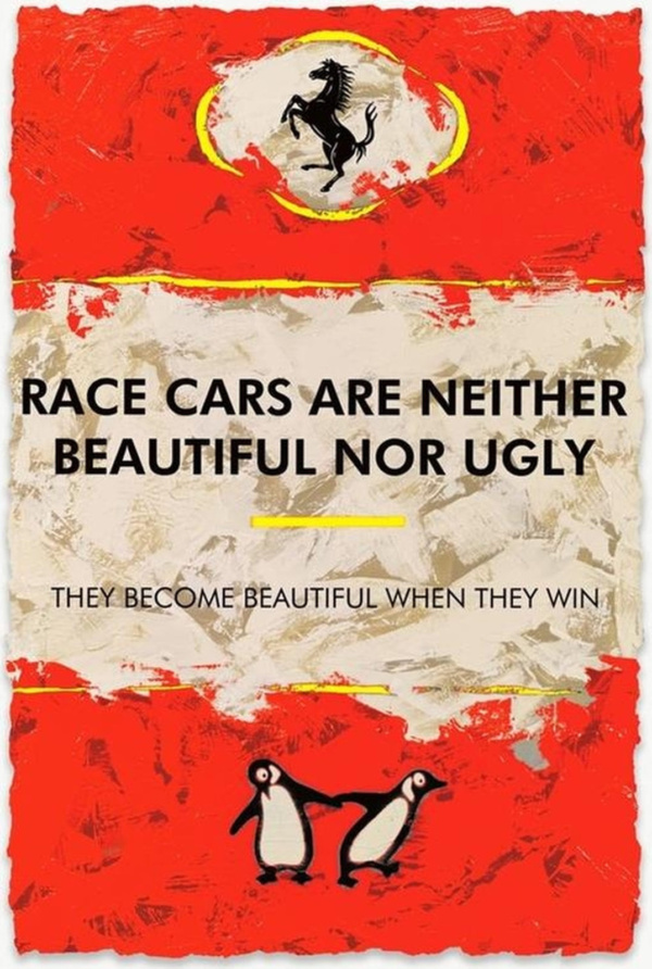 Hue Folk — Ferrari - F1 Philosophy (unframed)