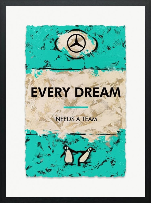 Hue Folk — Mercedes - F1 Philosophy (framed)