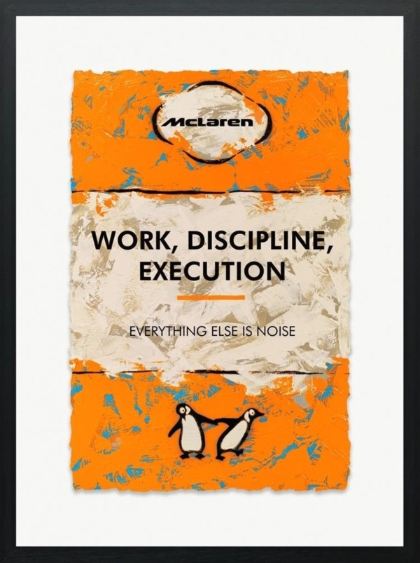 Hue Folk — McLaren - F1 Philosophy (framed)
