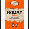 Hue Folk — My Second Favourite F Word (framed)