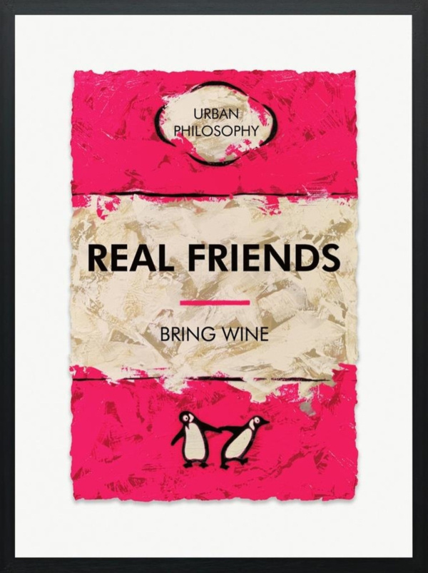 Hue Folk — Real Friends (framed)