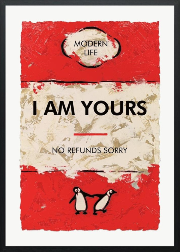 Hue Folk — I Am Yours - Paper Deluxe (framed)