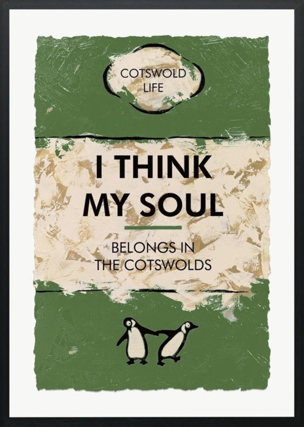 Hue Folk — I Think My Soul - Paper Deluxe (framed)