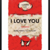 Hue Folk — I Love You... (framed)