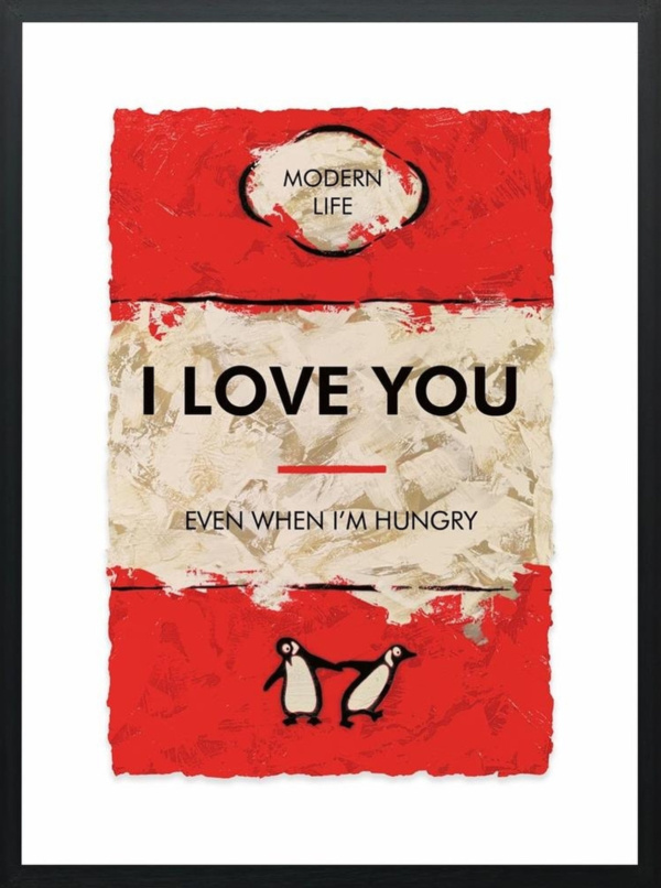 Hue Folk — I Love You... (framed)