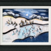 David Alderman — Winter Crowd, Frozen Pond