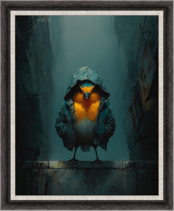 Boid — Robin In The Hood (framed)