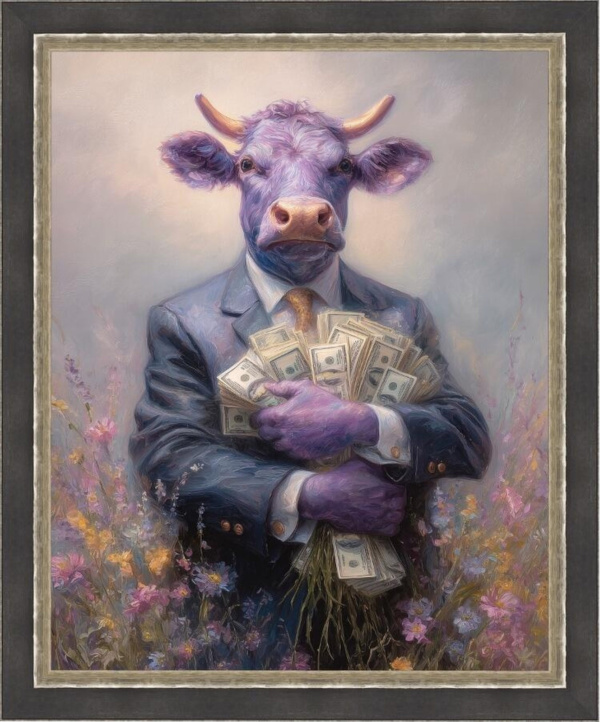 Boid — The Cash Cow Effect (Large Artist's Proof) (framed)
