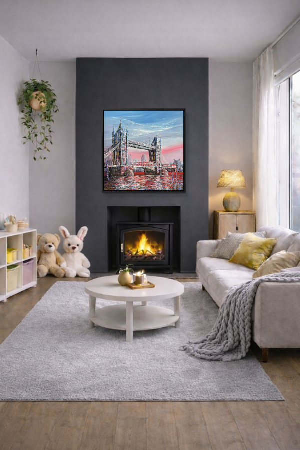 Nigel Cooke — The City Of London - Canvas Deluxe (view 3)