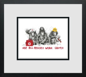 Not All Heroes Wear Capes – Miniature, Scott Tetlow