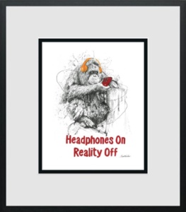 Headphones On, Reality Off – Miniature, Scott Tetlow