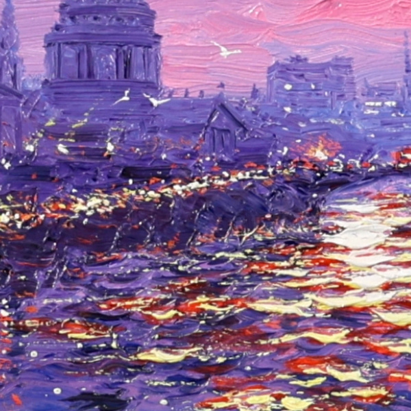 Andrew Grant Kurtis — Sunshine Reflections Across The Thames (view 9)