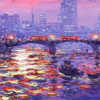 Andrew Grant Kurtis — Sunshine Reflections Across The Thames (view 10)