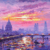 Andrew Grant Kurtis — Sunshine Reflections Across The Thames (view 7)