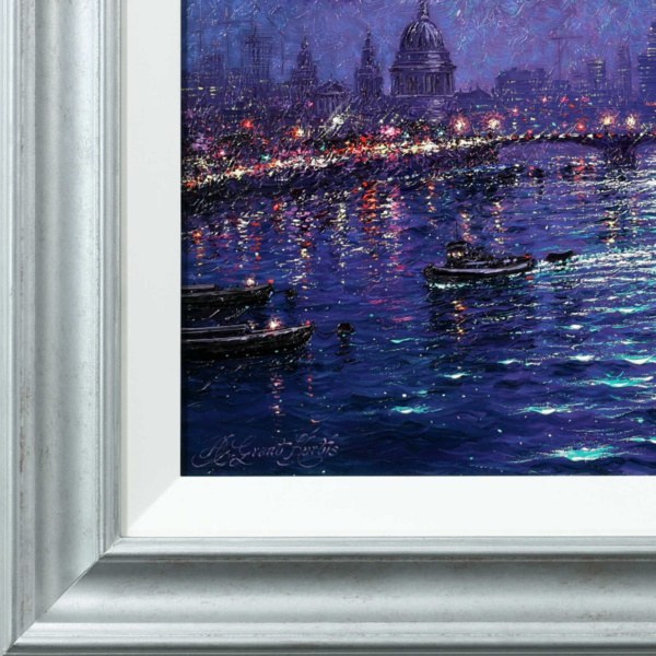 Andrew Grant Kurtis — Moonlight Sparkle Across The River Thames (view 13)