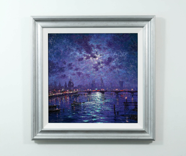 Andrew Grant Kurtis — Moonlight Sparkle Across The River Thames (view 10)