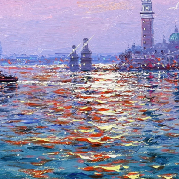 Andrew Grant Kurtis — Sunshine Sparkle Across San Giorgio Maggiore (view 12)