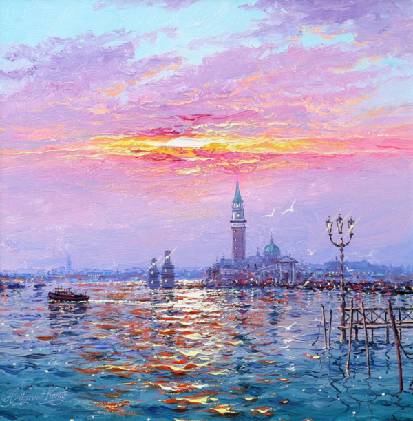 Andrew Grant Kurtis — Sunshine Sparkle Across San Giorgio Maggiore (view 10)