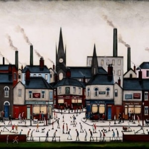 Ten To Two (Original) by Sean Durkin, mixed media on board, thumbnail image