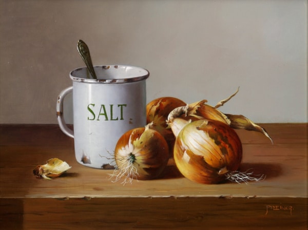 Zoltan Preiner — Salt Pot With Onions (view 2)
