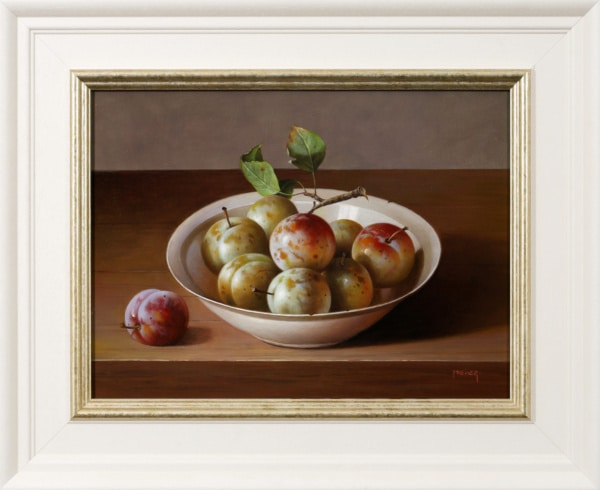 Freshly Picked Plums