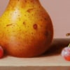 Zoltan Preiner — Pear With Grapes (view 3)