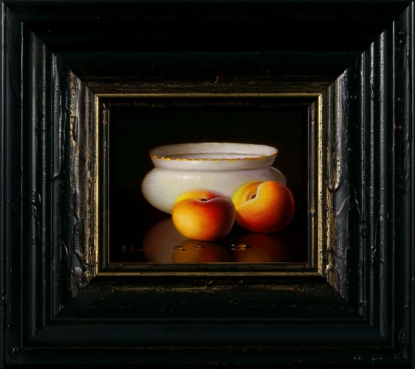 Peaches & Bowl by Ronald Berger