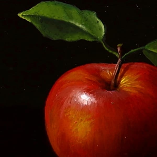 Ronald Berger — Two Red Apples (view 3)