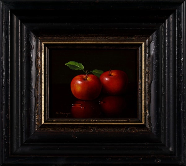 Two Red Apples by Ronald Berger