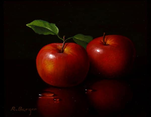 Ronald Berger — Two Red Apples (view 2)