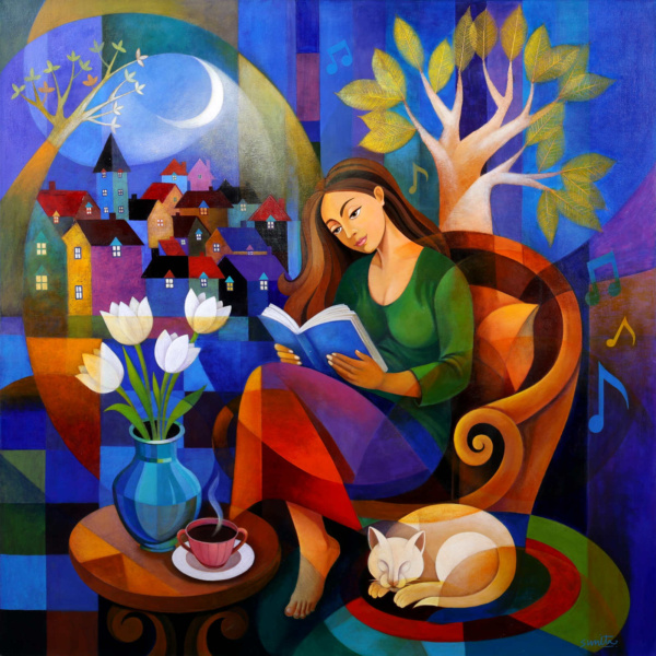 Sunita Khedekar — Moon Reading (view 2)