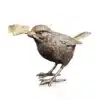 Keith Sherwin – Sparrow With Feather (1293) – sculpture