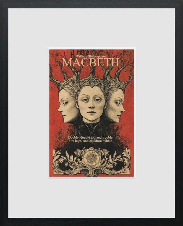 Linda Charles — Macbeth - Miniature (framed)