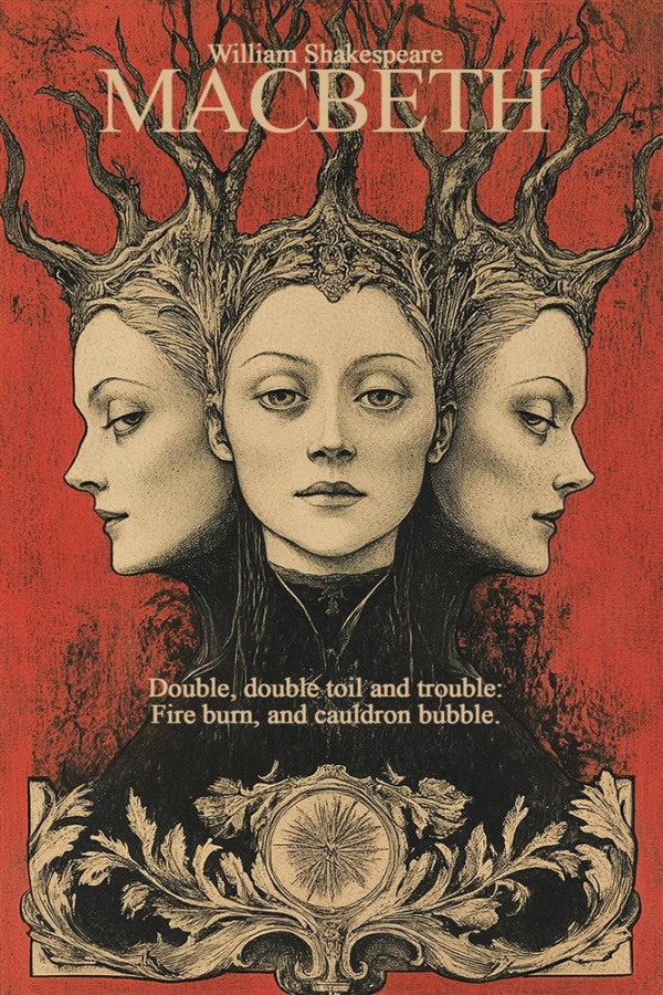Linda Charles — Macbeth - Miniature (unframed)