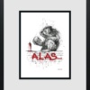 Scott Tetlow — Alas - Miniature (framed)