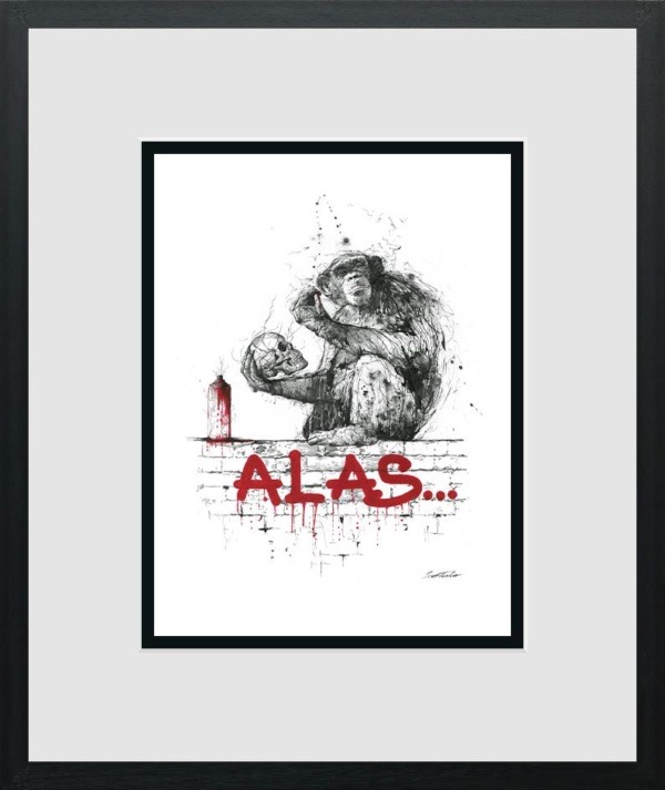 Scott Tetlow — Alas - Miniature (framed)