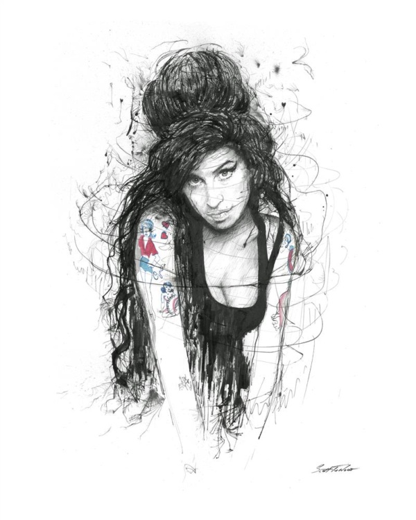 Scott Tetlow — Amy - Miniature (mounted)