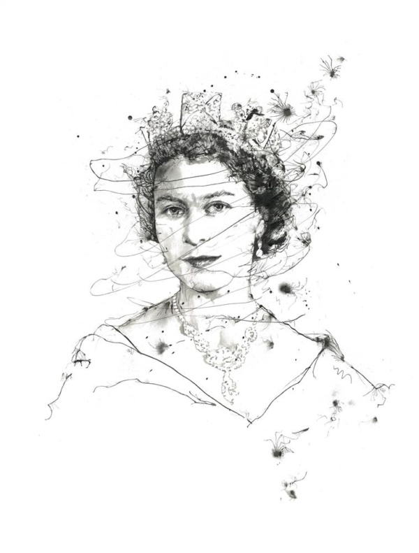 Scott Tetlow — Celebrating Her Majesty (mounted)