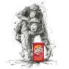 Scott Tetlow — Chimps And Gravy - Miniature (mounted)