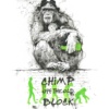 Scott Tetlow — Chimp Off The Old Block - Miniature (mounted)