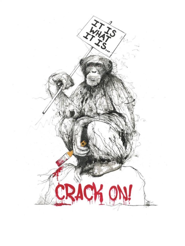 Scott Tetlow — Crack On - Miniature (framed)