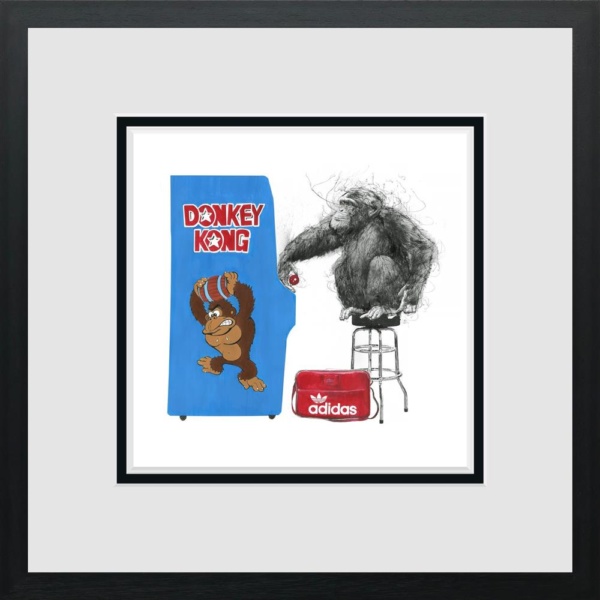 Scott Tetlow — Donkey Kong - Miniature (framed)