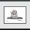 Scott Tetlow — DJ Man Cub - Miniature (framed)