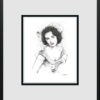 Scott Tetlow — Elizabeth Taylor - Miniature (framed)