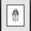 Scott Tetlow — Feel The Force - Miniature (framed)