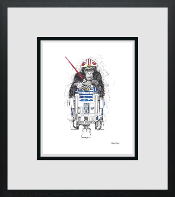 Scott Tetlow — Feel The Force - Miniature (framed)