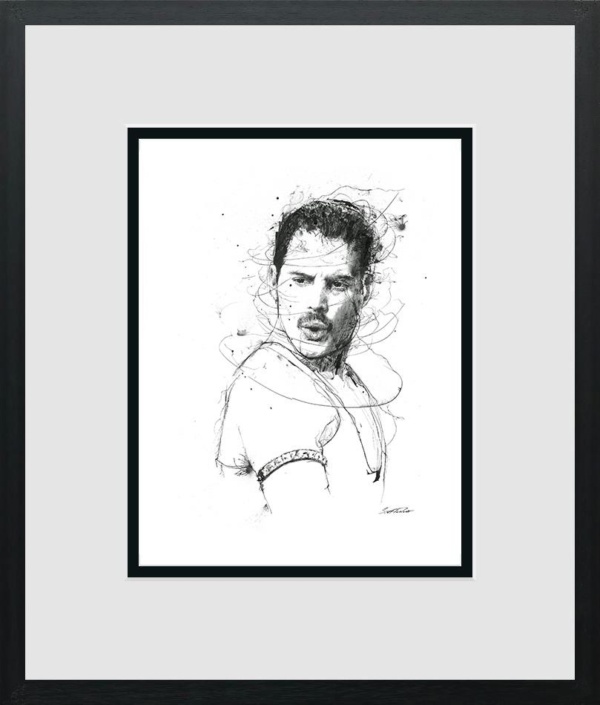 Scott Tetlow — Freddie - Miniature (framed)