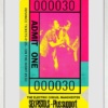 Linda Charles — Admit One - Sex Pistols (framed)
