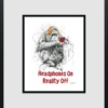 Scott Tetlow — Headphones On, Reality Off - Miniature (framed)