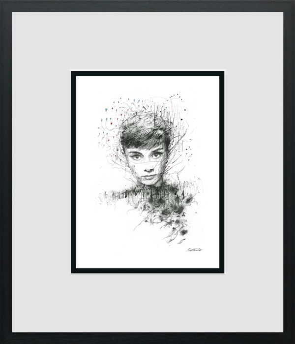 Scott Tetlow — Hepburn - Miniature (framed)